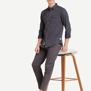 Van Heusen Men's Solid Slim Fit Shirt