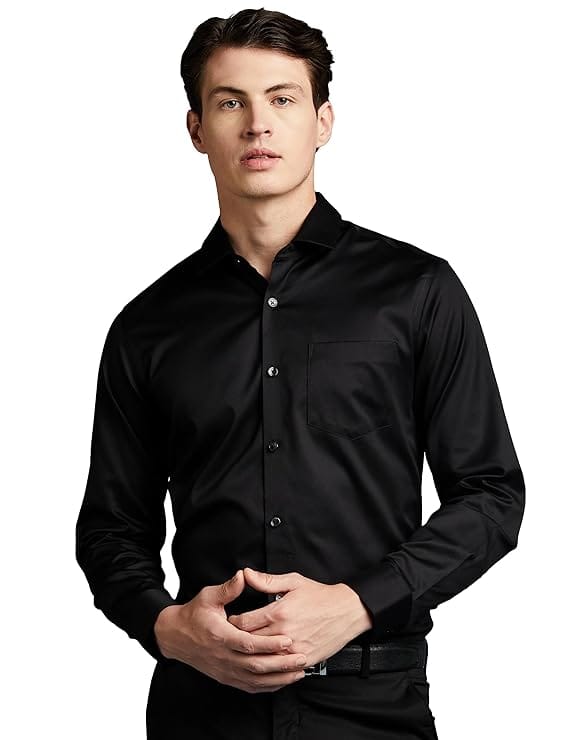 Symbol Premium Men’s Wrinkle-Resistant Regular Fit Cotton Formal Shirt