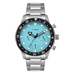 TIMEX Analog Watch for Man with Round Dial & Water Resistant Men's Wrist Watches